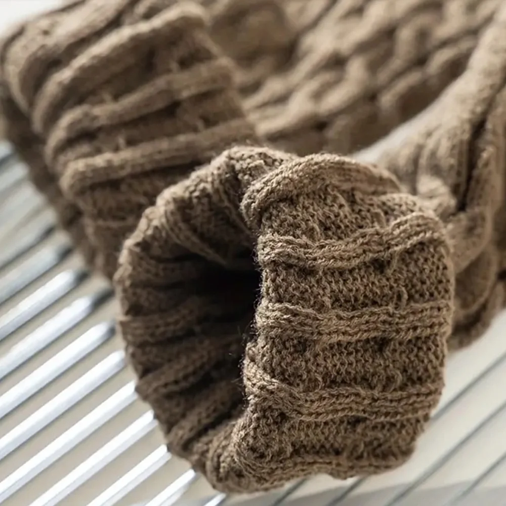 🌟BACK IN STOCK! 3 PAIR 16” Cable Knit Leg Warmers
